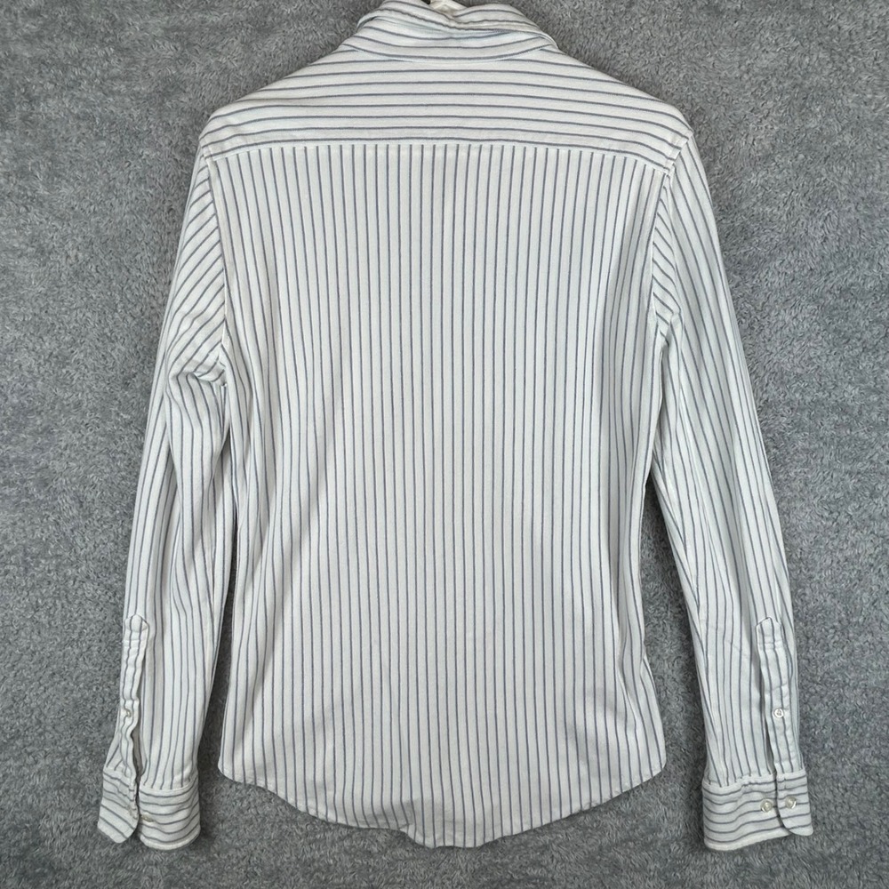 Bonobos Mens Slim Fit Striped Button Down Shirt White Blue BKT10958S Size S - Picture 4 of 9